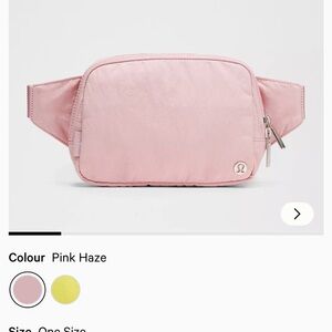 Lululemon Pink 
Everywhere Belt Bag Large 2L